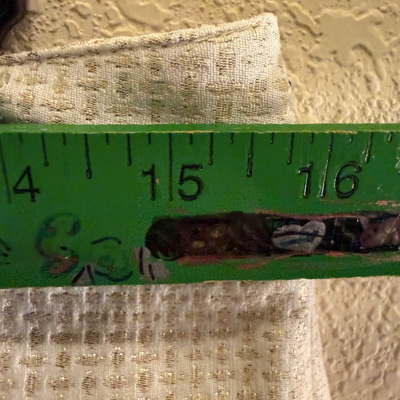 St. John Couture Emma Cream and Gold Silk Ankle Pants sz 8 - Picture 11 of 13